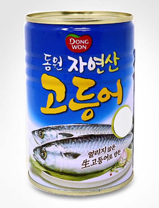 동원 자연산 고등어캔