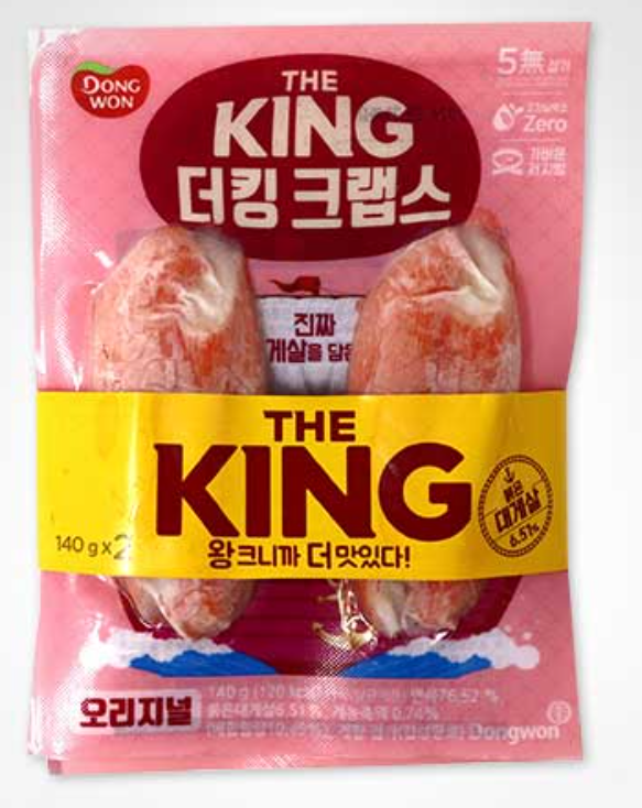 동원 더킹 크랩스 오리지널 맛살 280g