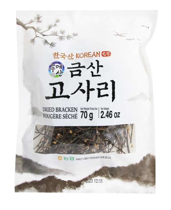 두메산) 금산 고사리 70G