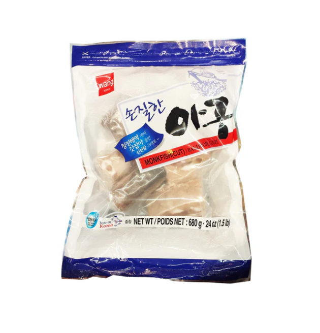 손질한 아구 680g