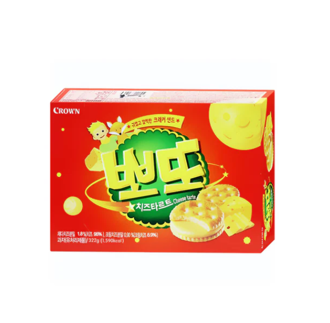 크라운 뽀또 치즈 322G