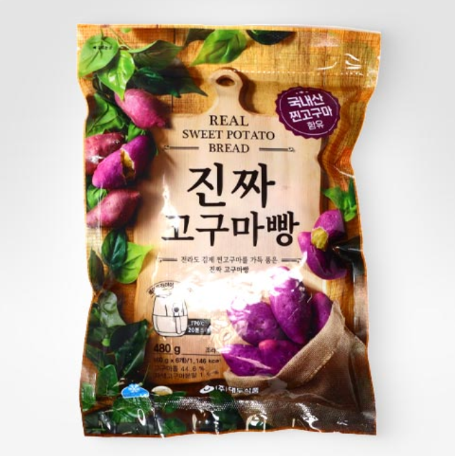 대두식품 진짜고구마빵 6입 480G
