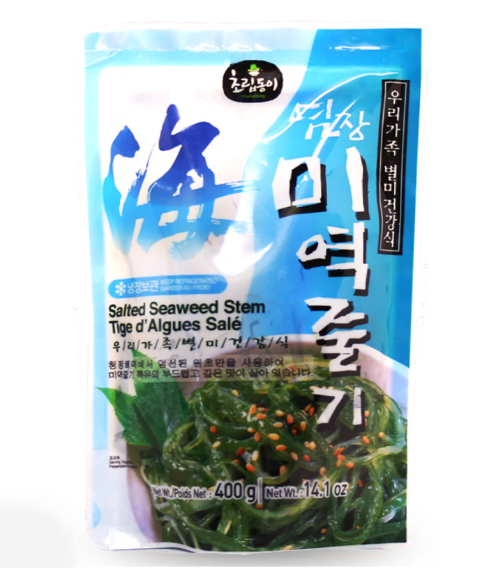 초립동이 염장미역줄기 400g