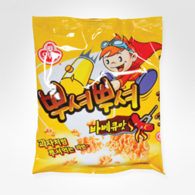 오뚜기 뿌셔뿌셔 바베큐맛 90G