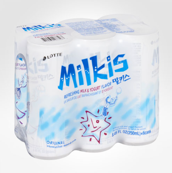 Lotte Milkis Milk & Yogurt 250ML×6