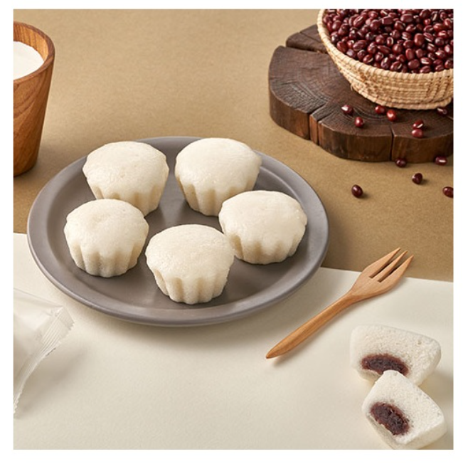 떡보의하루) 통팥 기정떡 240G