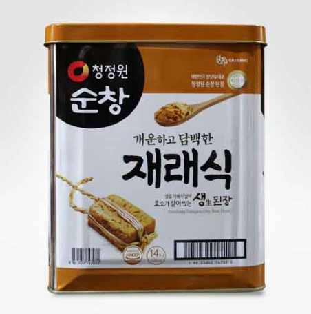청정원 순창 재래식 안심 생된장 캔 14KG