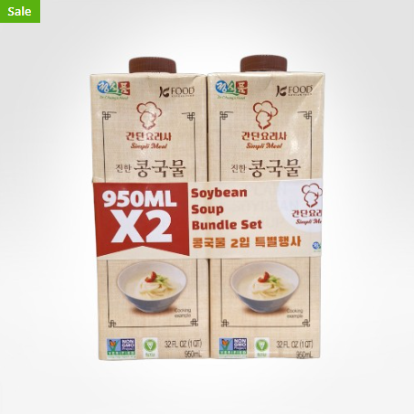 정식품 베지밀 진한 콩국물 950ML X 2입 : 2개 묶음 세일 - 여름 정리 세일