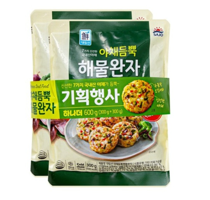 대림) 야채 듬뿍 해물 완자 (기획) 300G x 2
