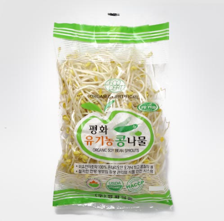 평화식품 유기농 콩나물 : 무료배송 합산 제외