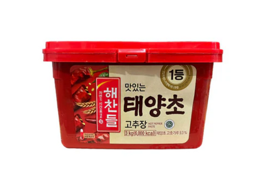 해찬들 맛있는 태양초 고추장 3kg