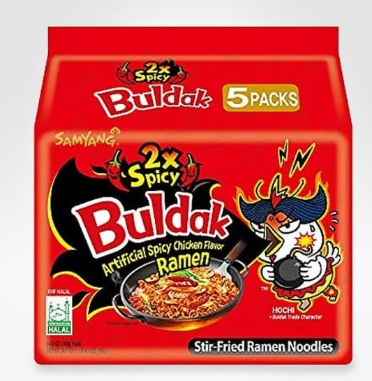 Samyang nuclear buldak stir-fried noodles multi