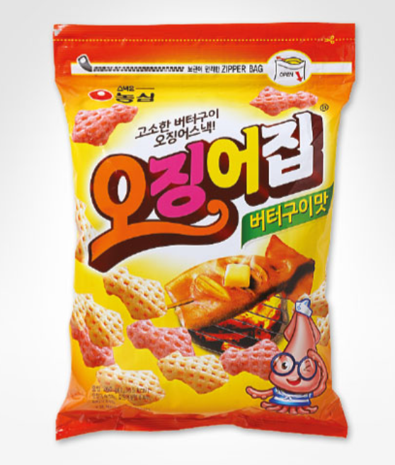 농심 오징어집 260G