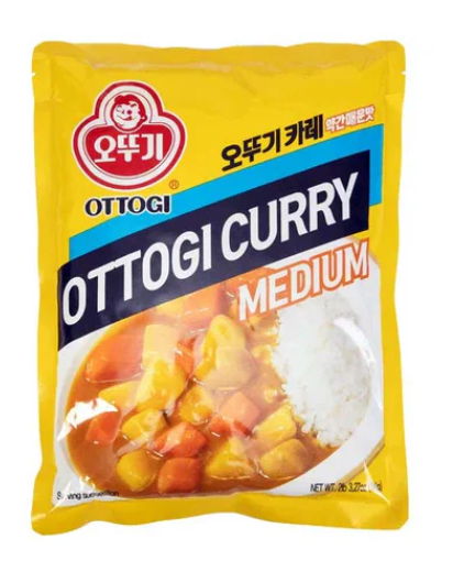 오뚜기 카레 약간 매운맛 1KG
