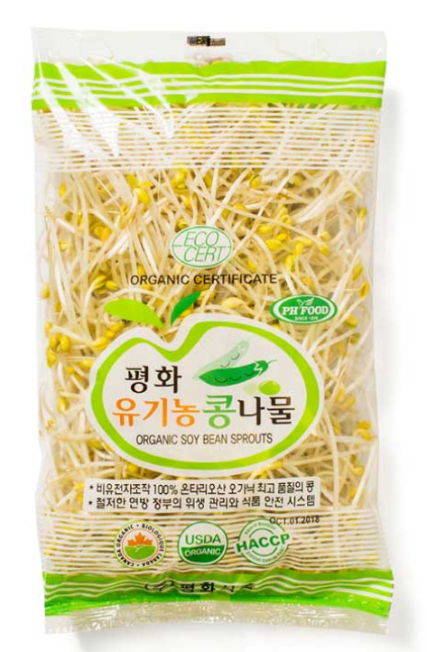 Organic bean sprouts