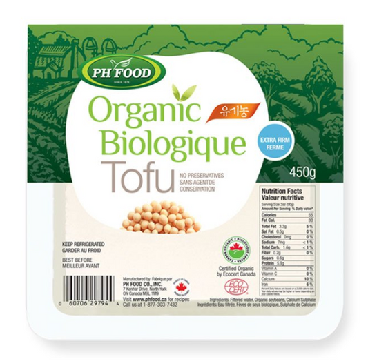 평화식품 유기농 두부-부침용 - 최소 배송 합계에서 제외