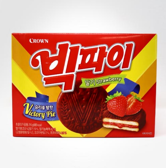 크라운 빅파이 딸기 324G