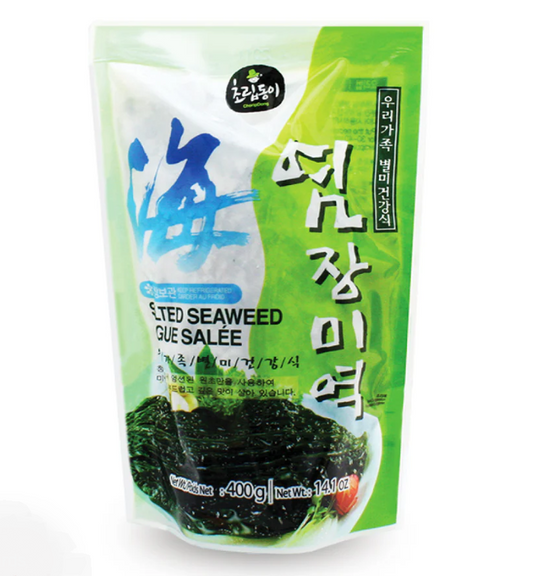 초립동이 염장미역 400g
