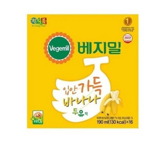 Dr. Chung's Vegemil Banana Soy Milk 190ML 16-Pack