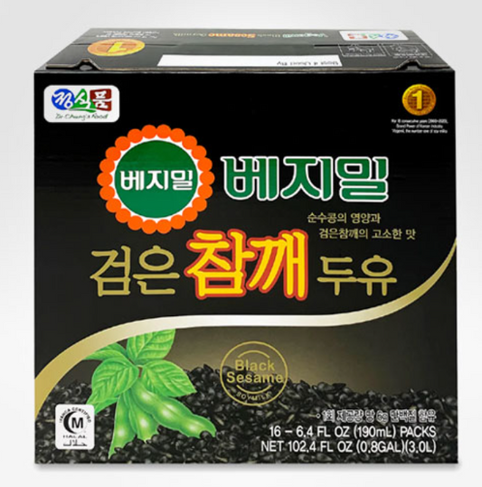 Dr. Chung's Vegemil Black Sesame Soy Milk 190ML 16-Pack