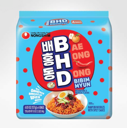 농심 배홍동 비빔면 멀티 137G 4입