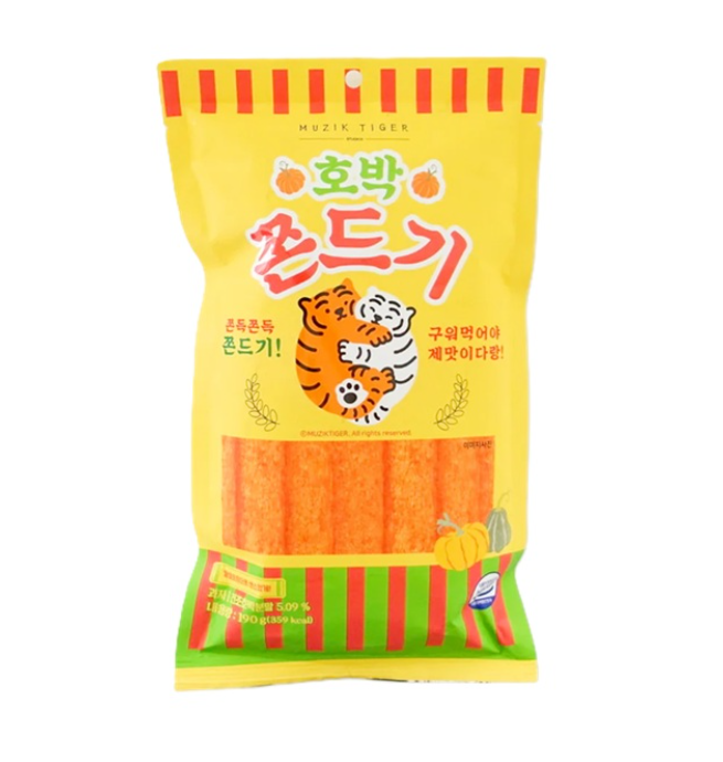 무직타이거) 쫄쫀이 호박 쫀드기 88G