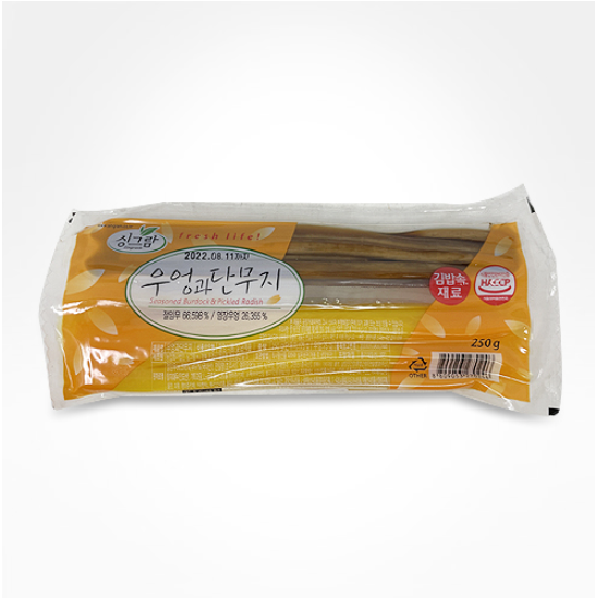 싱그람 우엉과 단무지 250G - MD : SUNNY