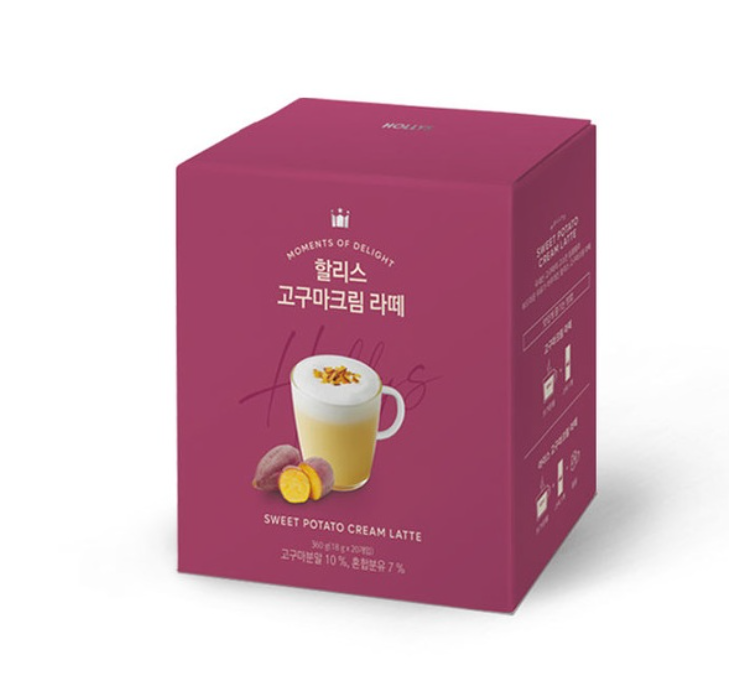 Hollys Sweet Potato Cream Latte Sticks (20T) 360g