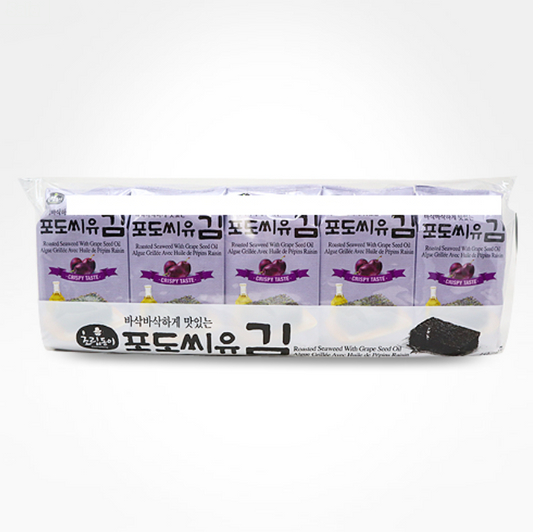 Choripdongi Grape Seed Oil Lunch Seaweed 10 Packs