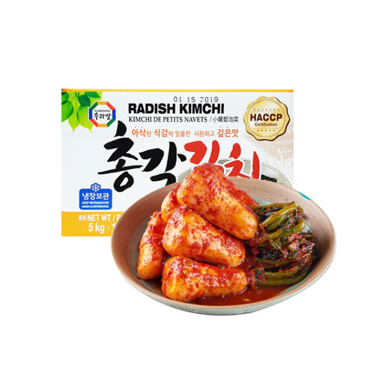 Surasang Young Radish Kimchi (Chonggak Kimchi) 5kg