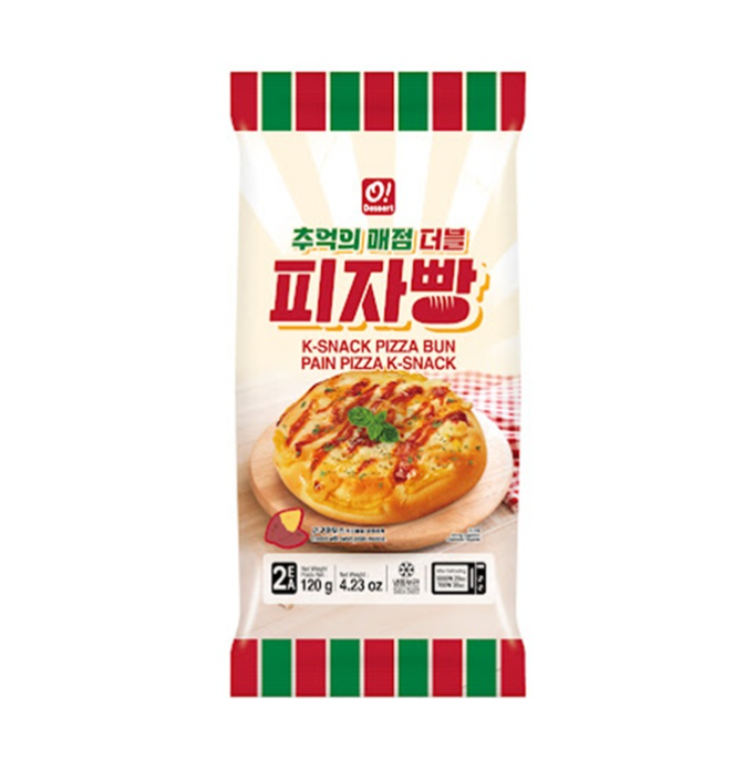 오디저트) 추억의매점 더블피자빵 120G