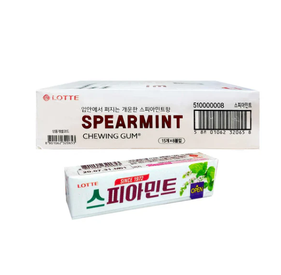 [롯데] 스피아민트 롯데껌 : 26g