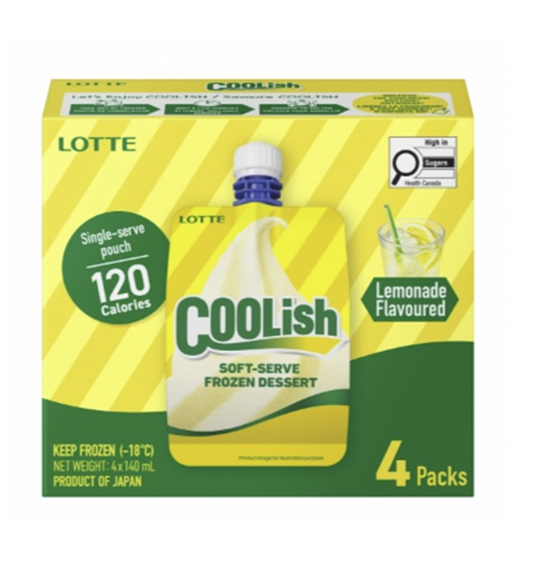 일본 롯데) 쿨리쉬 레몬에이드맛 140ML X 1개