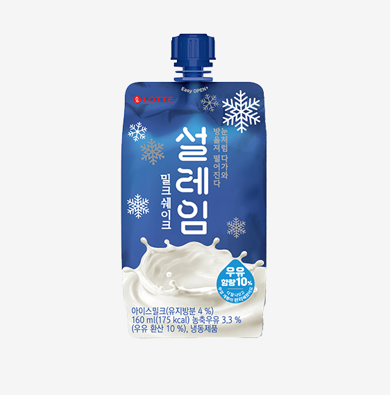 [롯데] 설레임(밀크) : 160ml