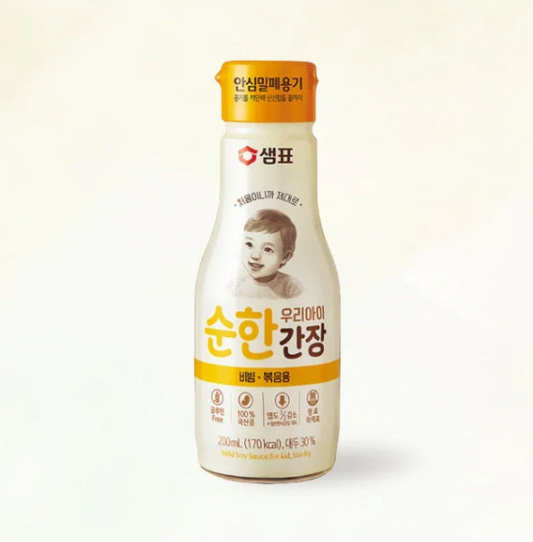[샘표] 우리아이 순한 간장 : 12/200ml